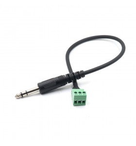 XLR3pin female to 6.35mm stereo cable 